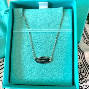 Tiffany Oval ID Necklace